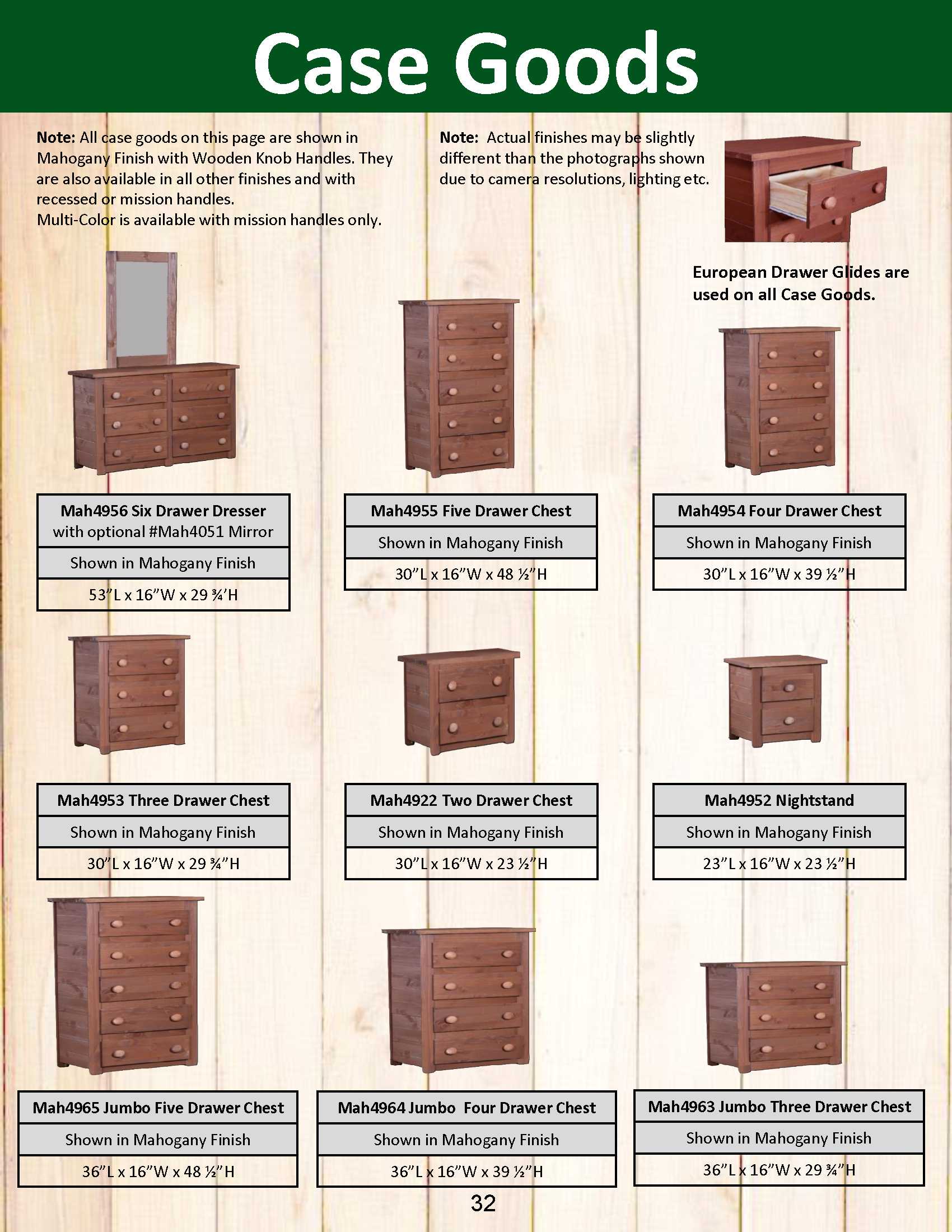 Pine Crafter Furniture Case Goods